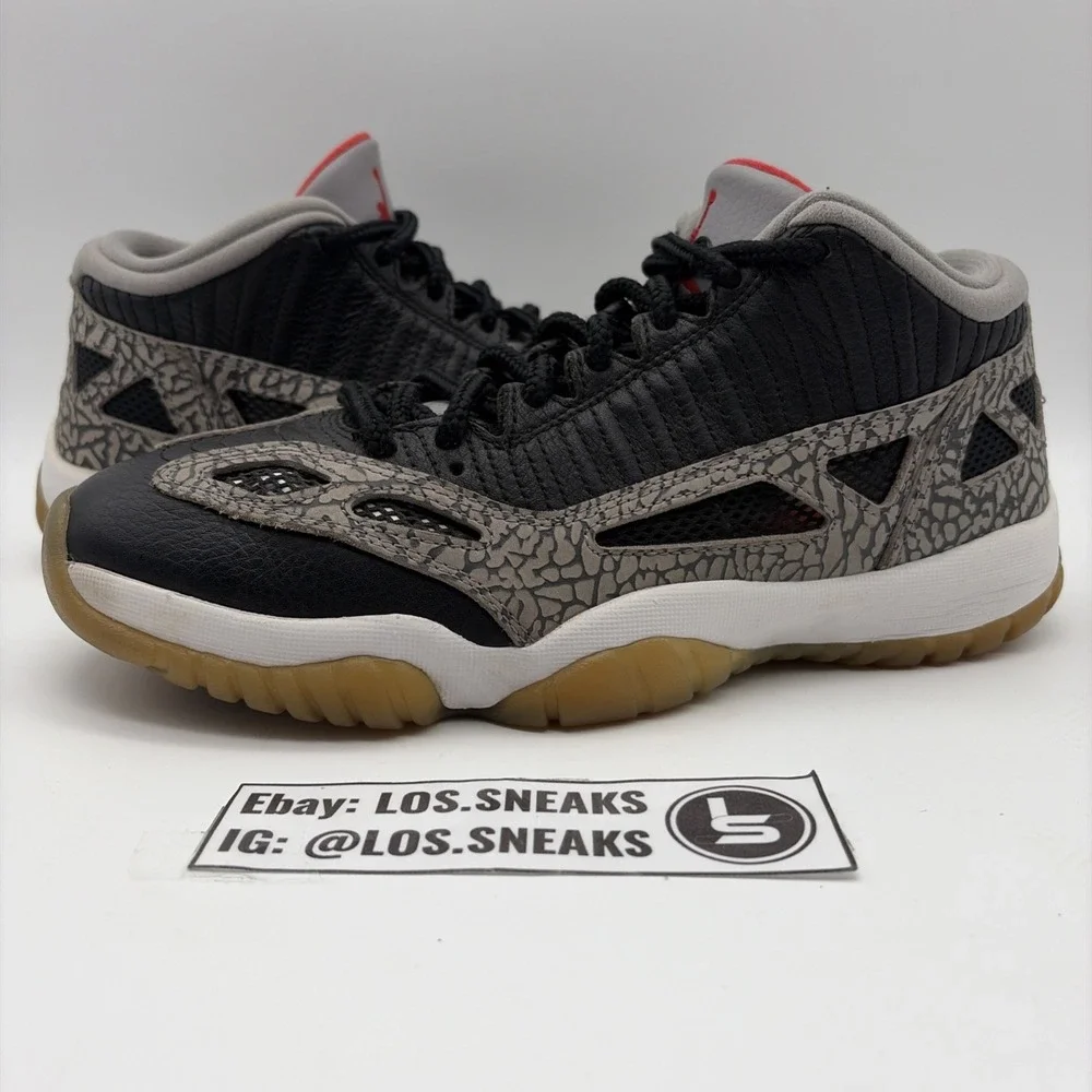 Size 9.5 - Air Jordan 11 Retro IE Low Black Cement (919712-006)